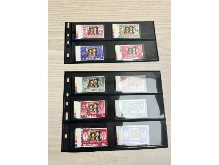 including KGVI Coronation issues, QEII Coronation commemoratives, QEII Royal Silver Wedding sets, and other related issues. T